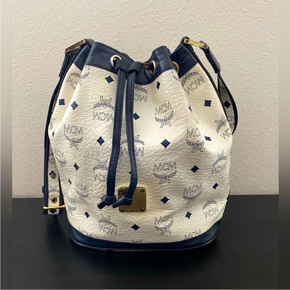 💙❤️🧡MCM DRAWSTRING BUCKET BAG💙❤️🧡